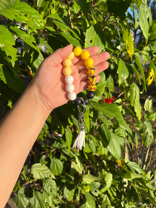 SUNFLOWER key wristlet